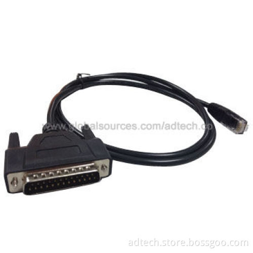 Assembly DB25 to RJ45 Patch Cable
